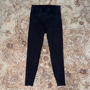 Aerie Navy Blue Ribbed Leggings